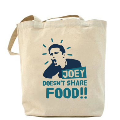 

Сумка Joey doesn't share food! Беж