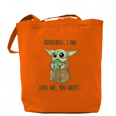 

Сумка Yoda and frog Оранжевый