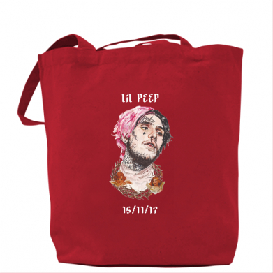 

Сумка Lil peep date of death Красный