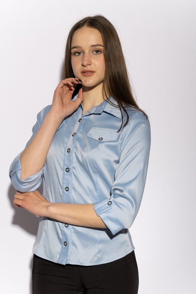 

Рубашка женская Time of Style 118P063 40 Голубой