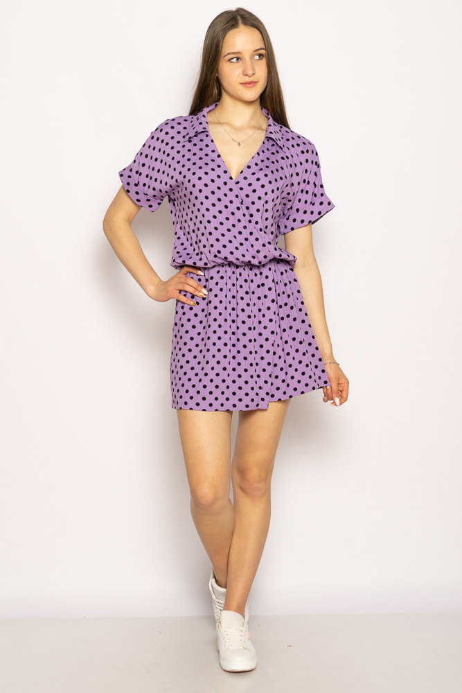 

Ромпер женский в горох Time of Style 220PELK685  Сиреневый, Ромпер женский в горох Time of Style 220PELK685 M Сиреневый