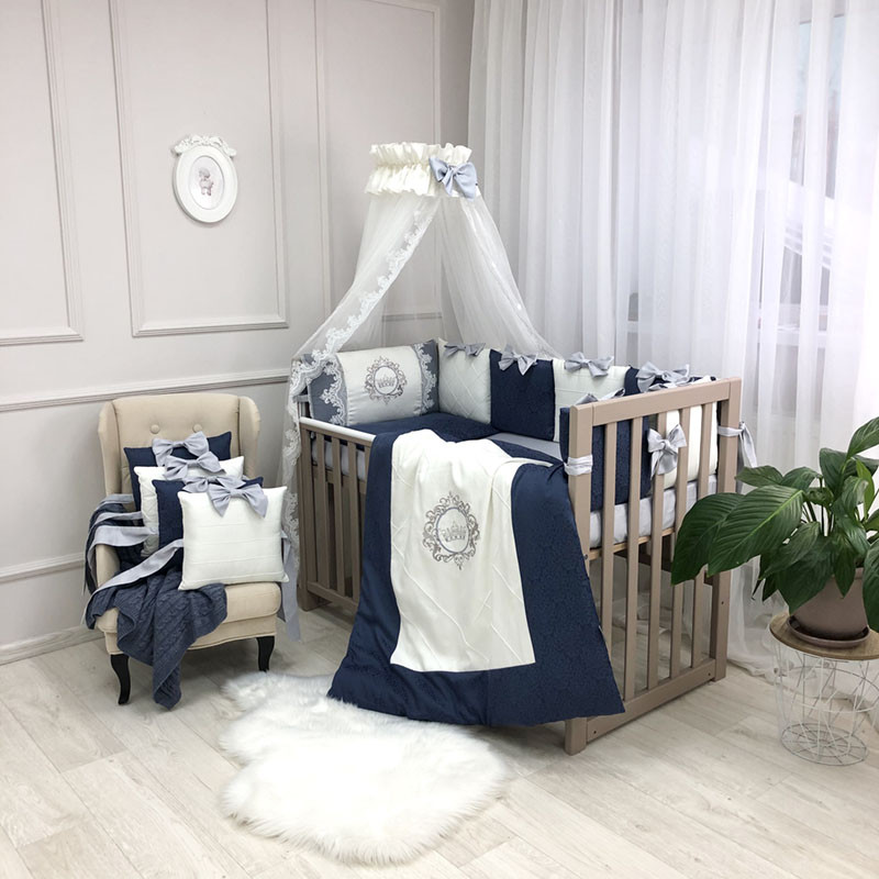 

Комплект детского постельного Elegance синий стандарт 0145183