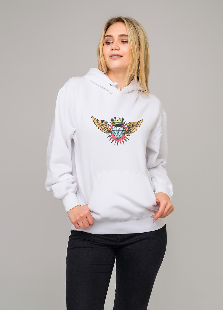 

Толстовка белая LOYS brilliant, Толстовка белая LOYS brilliant S