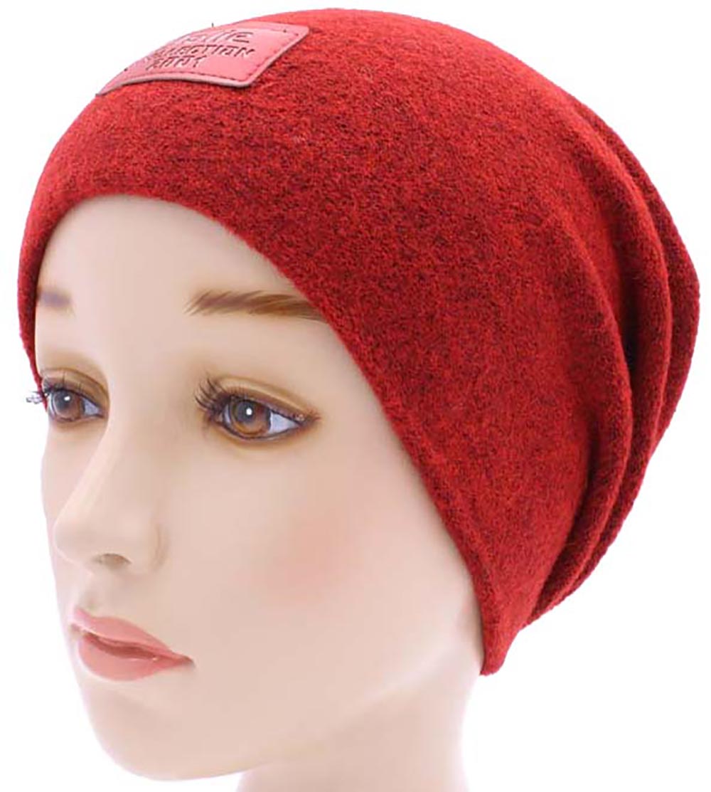 

Женская шапка колпак Феличе цвет красный