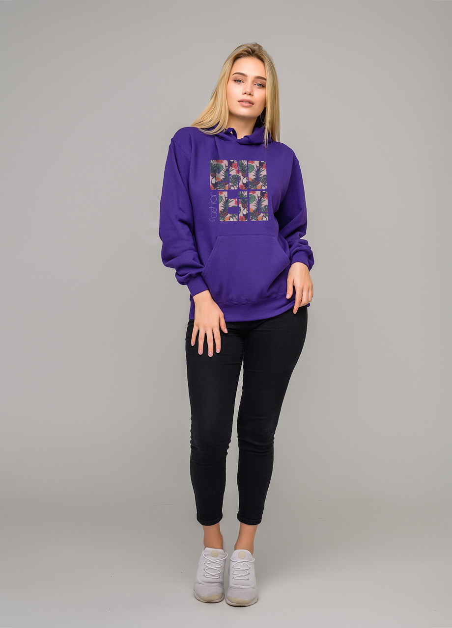 

Толстовка фиолетовая LOYS exostic fashion, Толстовка фиолетовая LOYS exostic fashion S