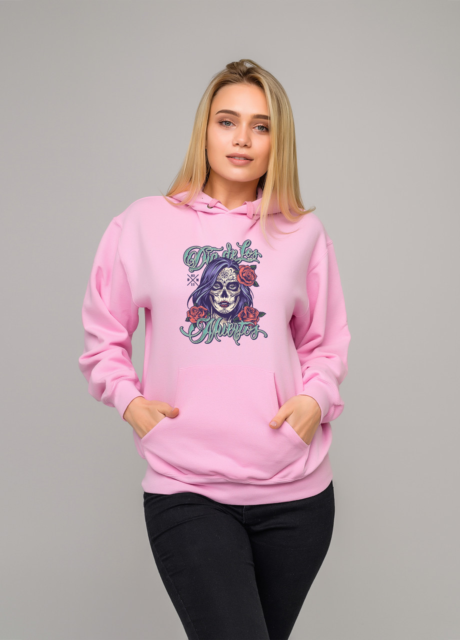 

Толстовка розовая LOYS tattoo girl