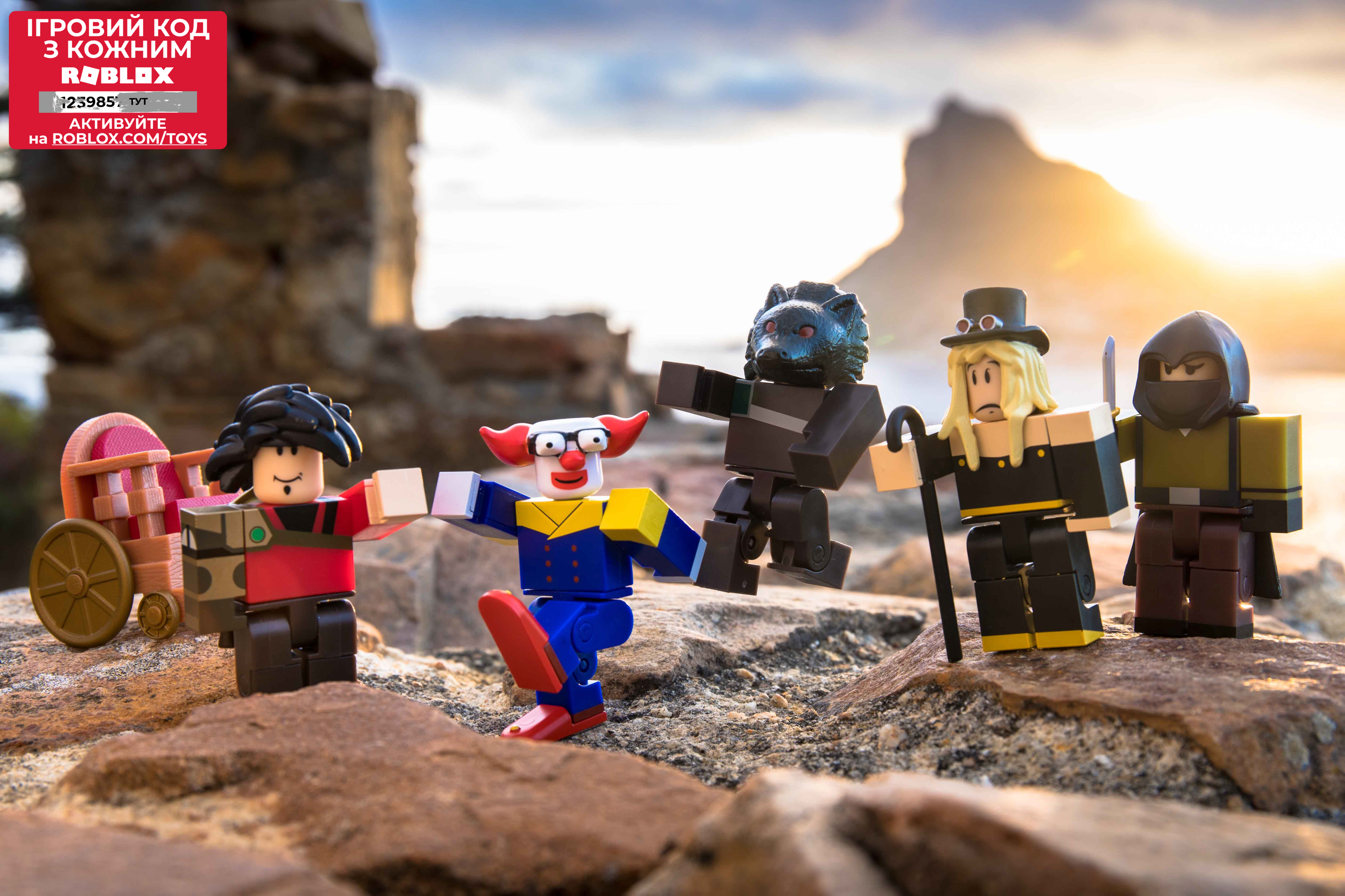 

Игровая коллекционная фигурка Jazwares Roblox Multipack Night of the Werewolf, набор 6 шт. (JN63ROB0214)