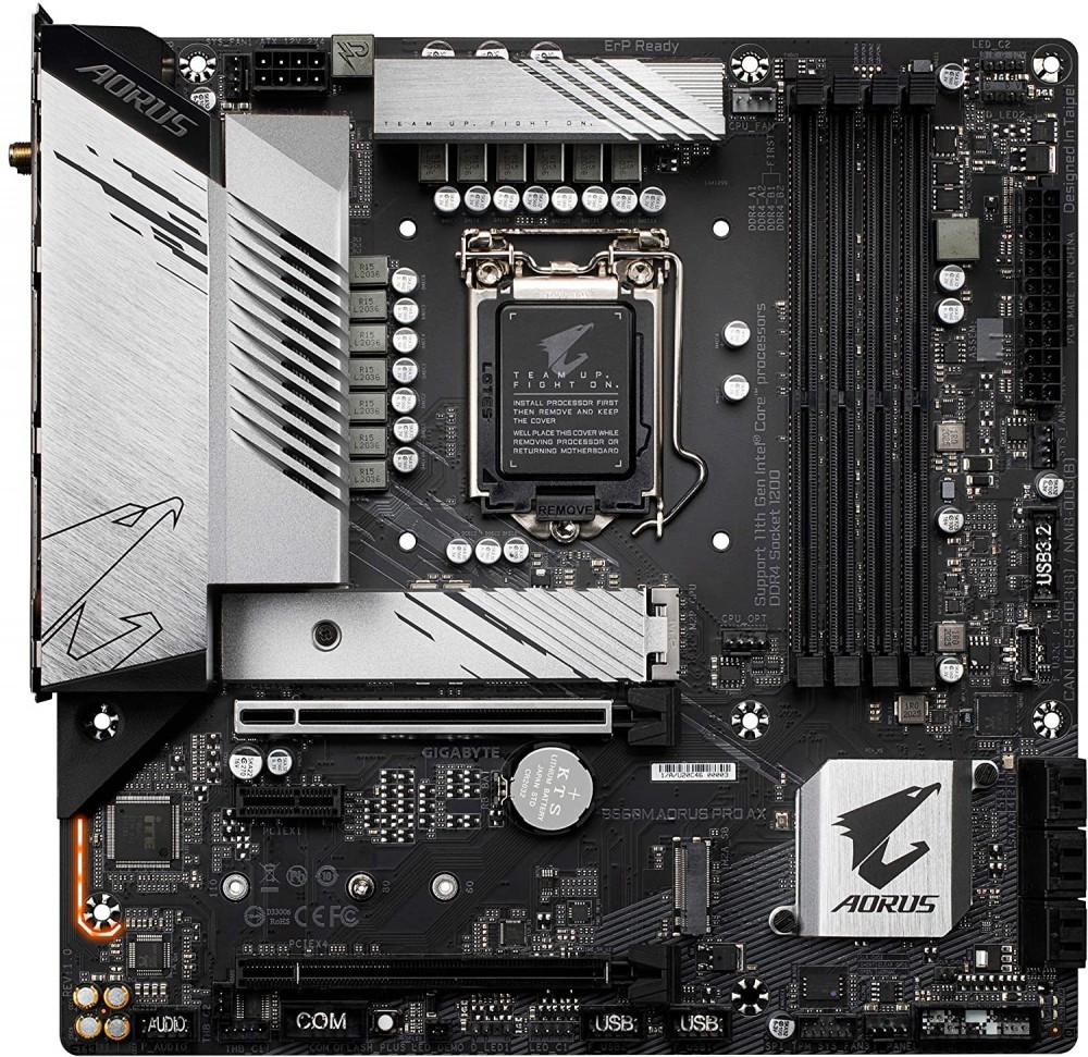 

Материнская плата GIGABYTE B560M AORUS PRO AX s1200 B560 4xDDR4 M.2 802.11ax+BT5.1 HDMI-DP Type-C 2.5GbE LAN mATX (JN63B560M_AORUS_PRO_AX)