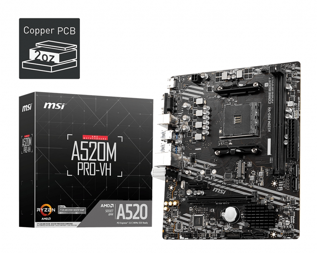 

Материнcкая плата MSI A520M_PRO-VH (JN63A520M_PRO-VH)