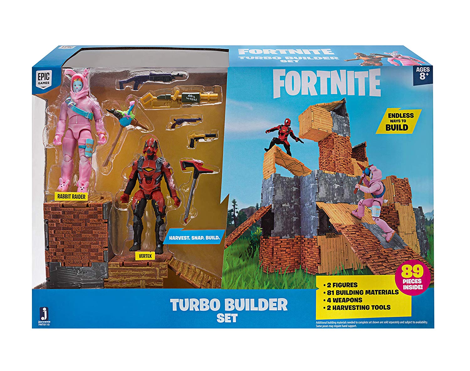 

Коллекционная фигурка Jazwares Fortnite Turbo Builder Set Rabbit Raider & Vertex S2 (JN63FNT0115)