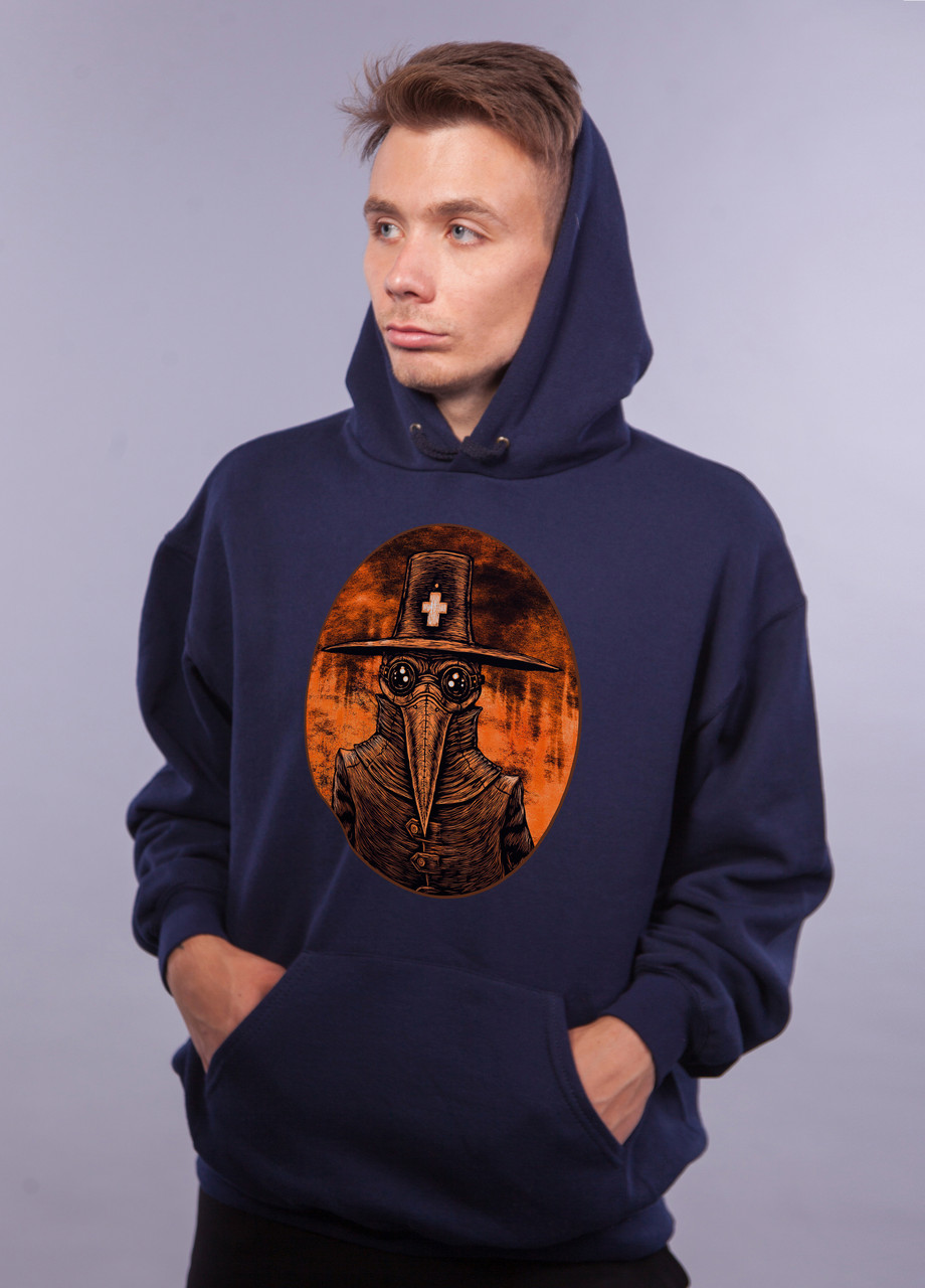 

Толстовка тёмно синяя LOYS plague doctor, Толстовка тёмно синяя LOYS plague doctor S