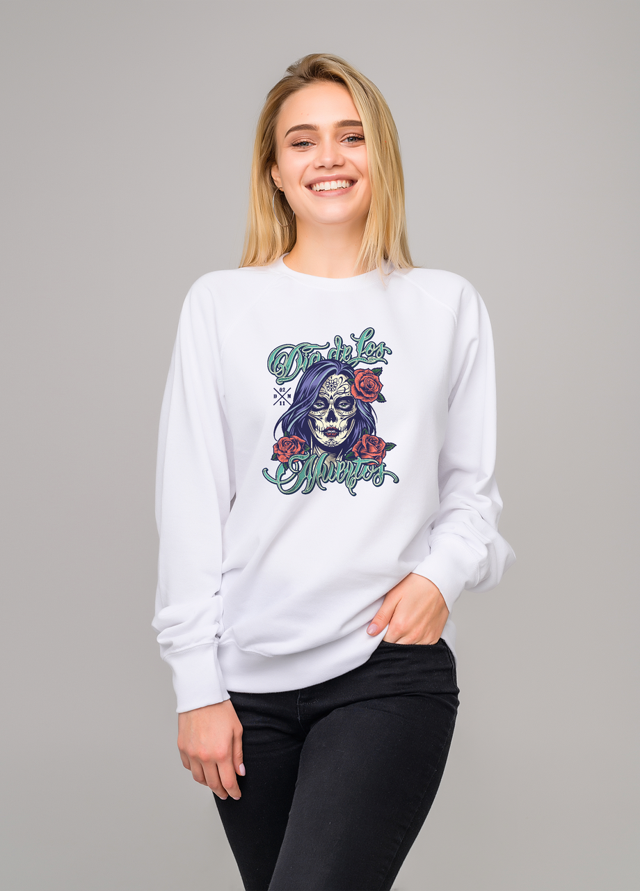 

Свитшот белый LOYS tattoo girl