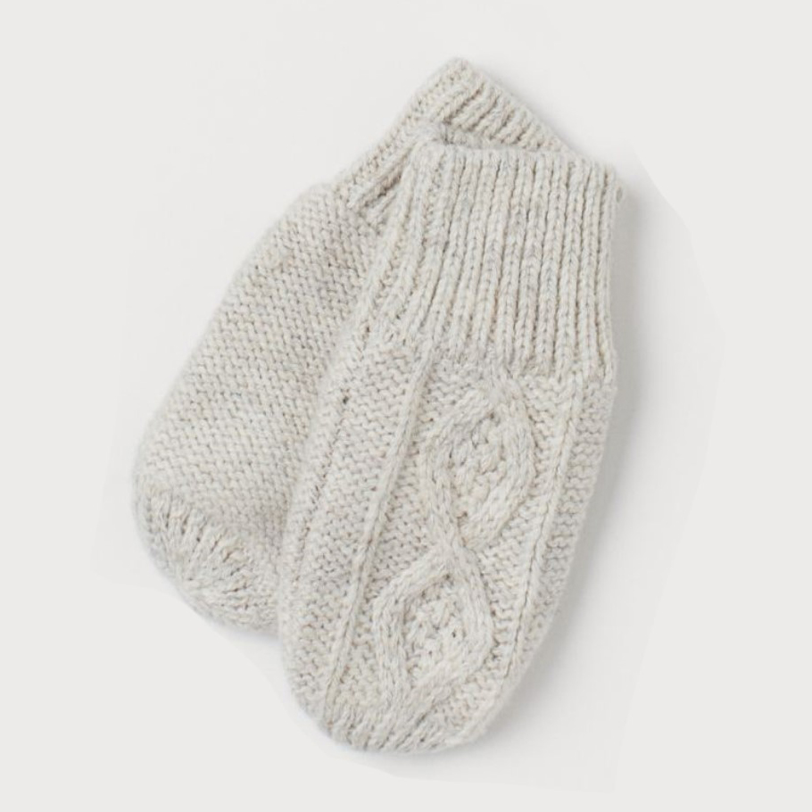 

Варежки H&M 1603-858306 86-92 см Светло-серые