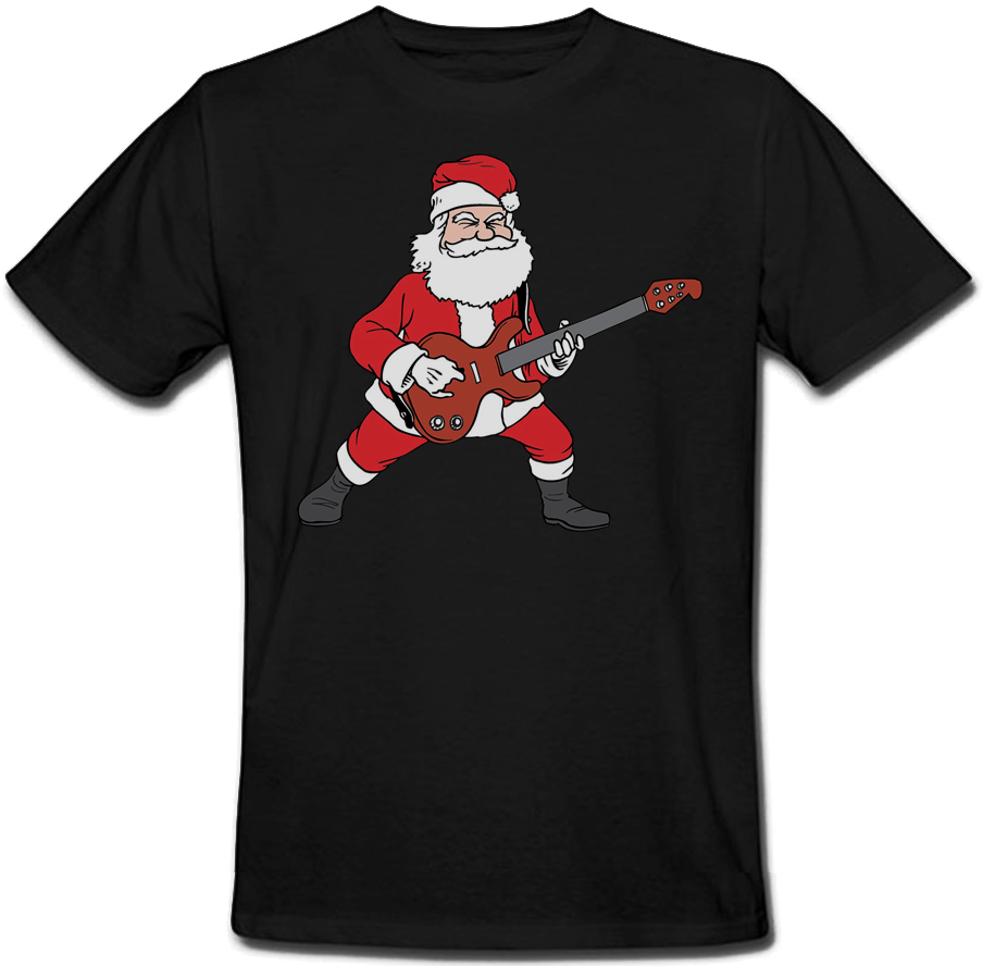 

Футболка Fat Cat Rockin' Santa (чёрная) XXL 44066