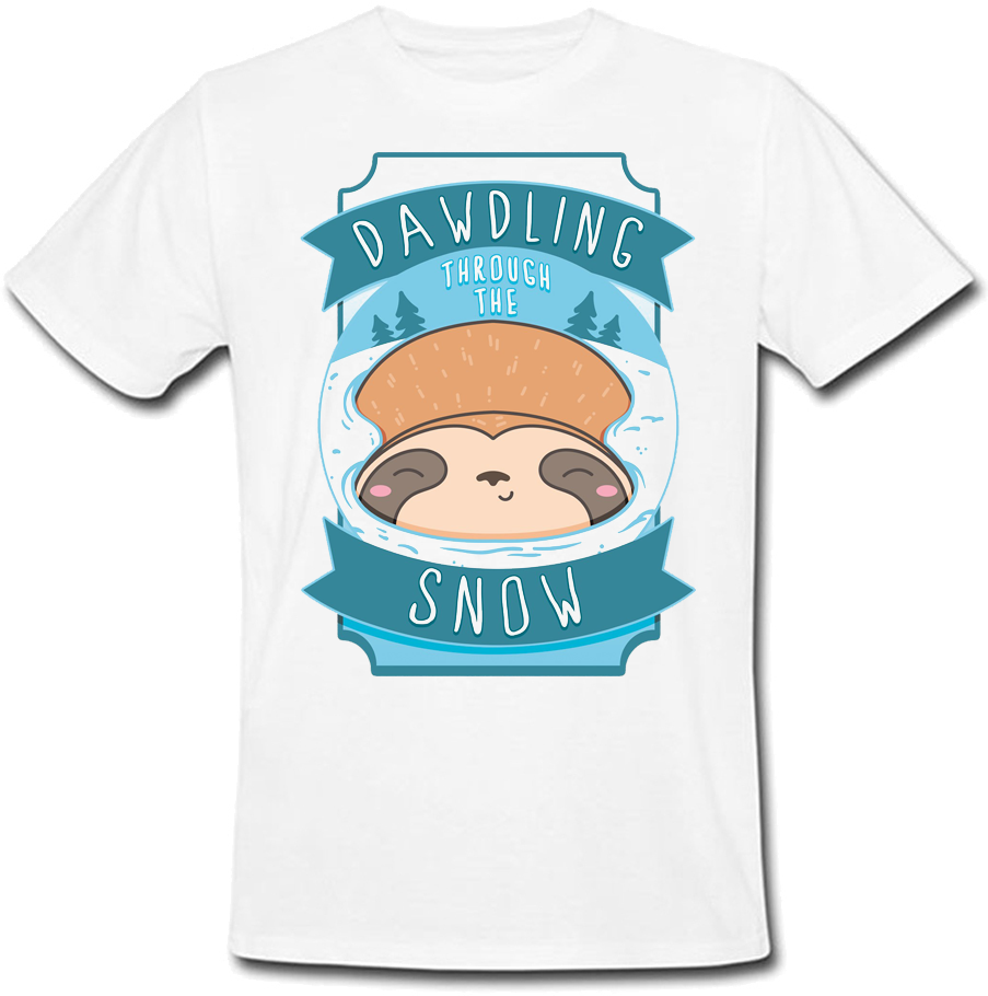 

Футболка Fat Cat Sleepy Sloth Dawdling Through The Snow (белая)  42435, Футболка Fat Cat Sleepy Sloth Dawdling Through The Snow (белая) XL 42435