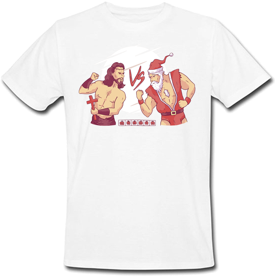 

Футболка Fat Cat Christmas Kombat (белая) XXL 41523