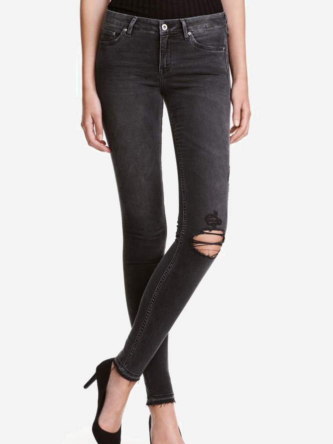 

Джинсы H&M 424664003b16 W28/34 Темно-серые