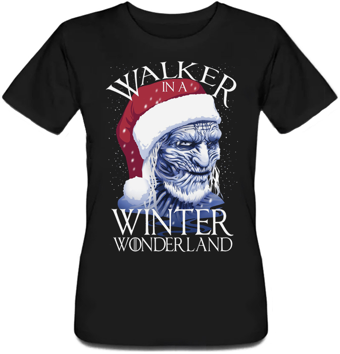 

Женская футболка Fat Cat Game Of Thrones - Walker In A Winter Wonderland (чёрная)  42920, Женская футболка Fat Cat Game Of Thrones - Walker In A Winter Wonderland (чёрная) S 42920