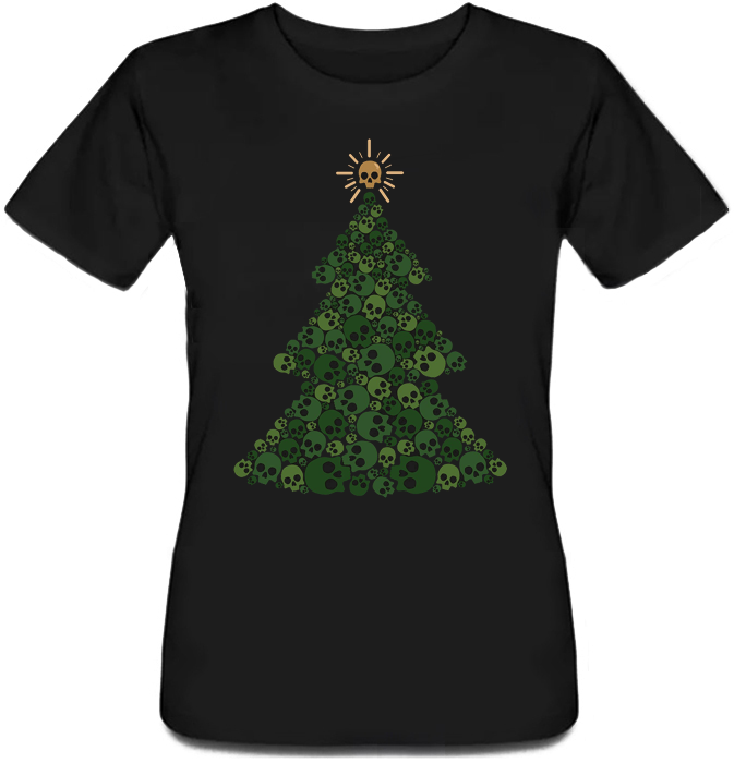 

Женская футболка Fat Cat Skully Tree (чёрная)  43324, Женская футболка Fat Cat Skully Tree (чёрная) M 43324