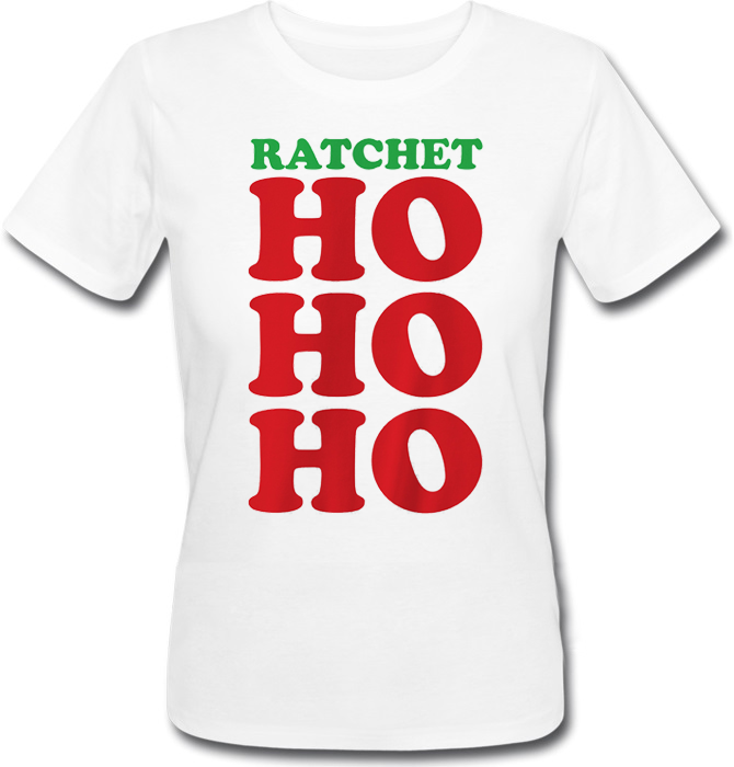 

Женская футболка Fat Cat Ratchet Ho Ho Ho (белая) XXL 42015