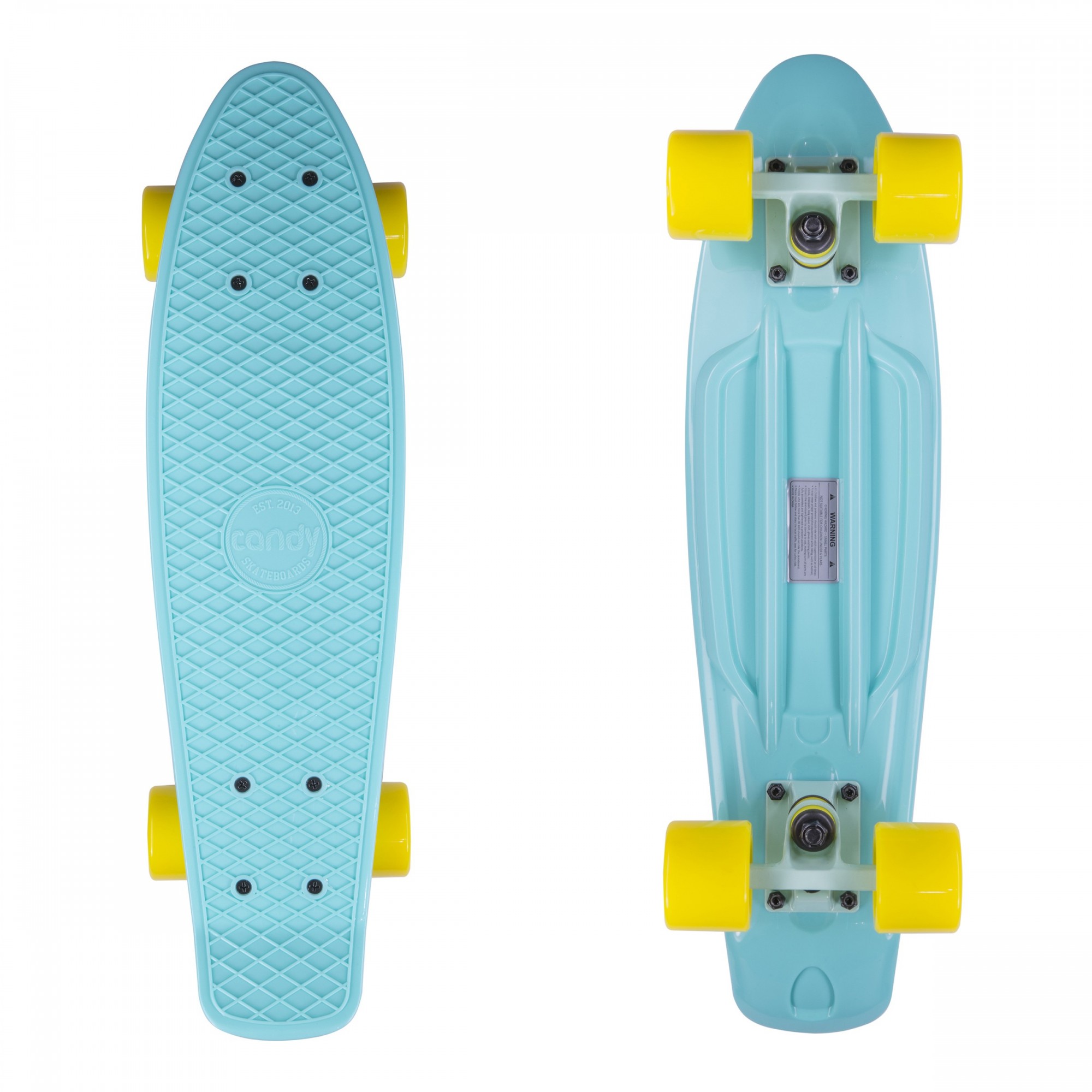 

Скейт круизер(пенни борд) Candy 22″ Mint/Yellow сборка в Украине
