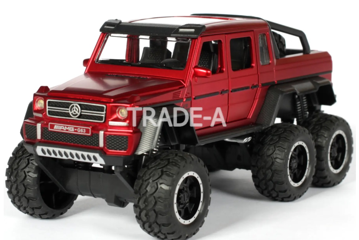 

Машинка Автопром 7692 Mercedes G63 AMG 6x6 1:31 красный
