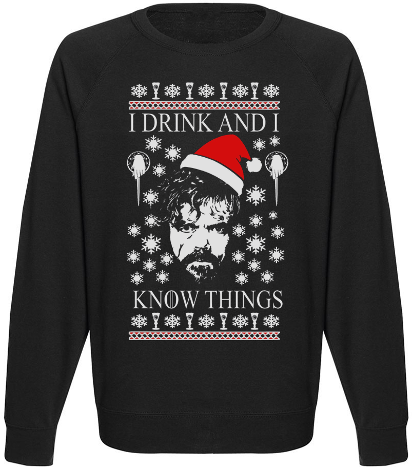 

Мужской свитшот Fat Cat Game Of Thrones - I Drink And I Know Things (чёрный)  41369, Мужской свитшот Fat Cat Game Of Thrones - I Drink And I Know Things (чёрный) M 41369