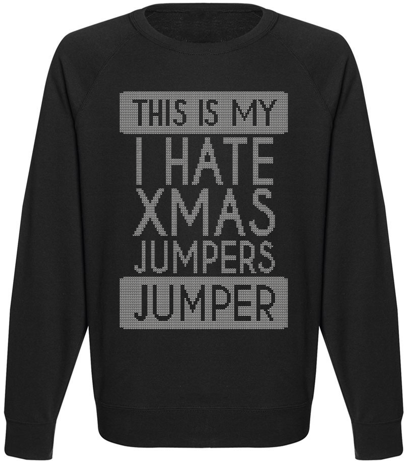 

Мужской свитшот Fat Cat This Is My I Hate Xmas Jumpers Christmas Jumper (чёрный)  40379, Мужской свитшот Fat Cat This Is My I Hate Xmas Jumpers Christmas Jumper (чёрный) S 40379