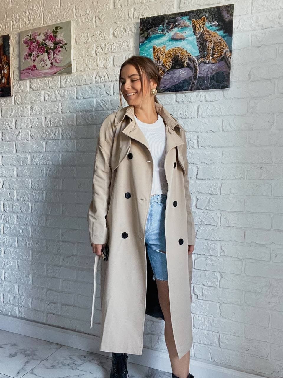 

Женские тренчи - SRS -Плащ женский- - - бежевый, Женские тренчи - SRS -Плащ женский- 42-46 - бежевый