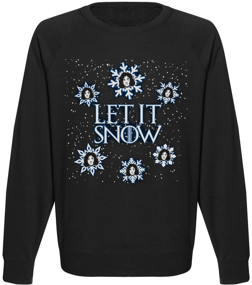 

Мужской свитшот Fat Cat Game Of Thrones - Let It Snow (чёрный) XXL 40289