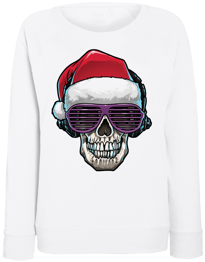 

Женский свитшот Fat Cat Cool Santa (белый) XXL 39600