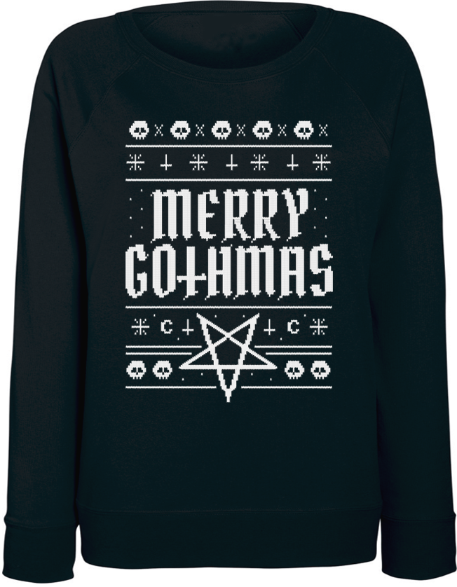 

Женский свитшот Fat Cat Merry Gothmas (чёрный)  44257, Женский свитшот Fat Cat Merry Gothmas (чёрный) XS 44257