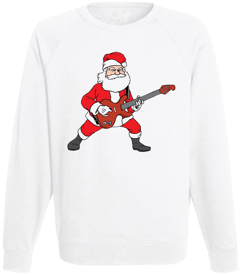 

Мужской свитшот Fat Cat Rockin' Santa (белый)  39774, Мужской свитшот Fat Cat Rockin' Santa (белый) S 39774