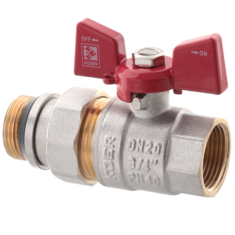 

Кран с американкой 3/4" "антипротечка" (KOER KR.227-Gi) (KR0191)