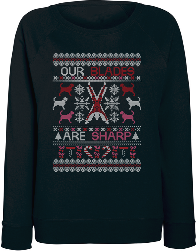 

Женский свитшот Fat Cat Game Of Thrones - Our Blades Are Sharp (чёрный)  44915, Женский свитшот Fat Cat Game Of Thrones - Our Blades Are Sharp (чёрный) XS 44915