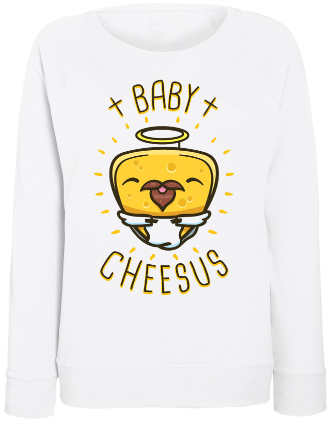 

Женский свитшот Fat Cat Baby Cheesus (белый)  39719, Женский свитшот Fat Cat Baby Cheesus (белый) L 39719