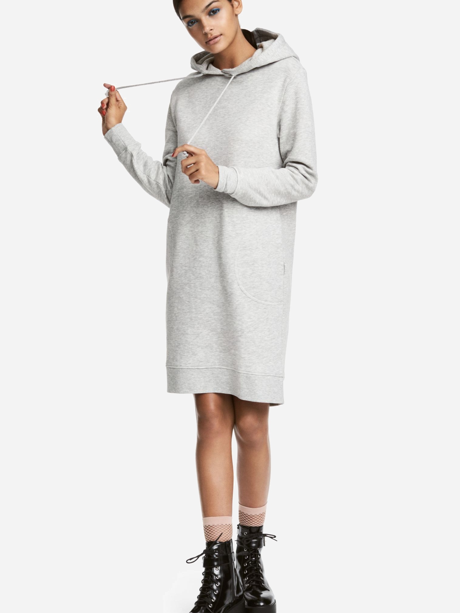 

Платье H&M 543738b16 34 Светло-серое