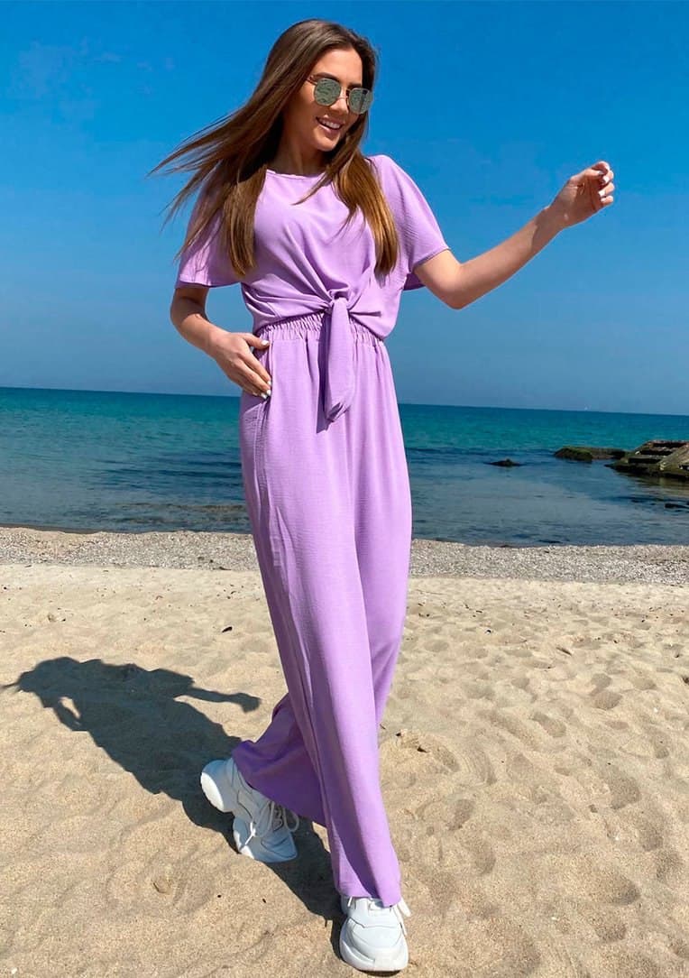 

Fashions • Костюм летний Мадлен Fashions - сирень (7610-фг, Fashions • Костюм летний Мадлен Fashions 50-52 сирень (7610-фг)