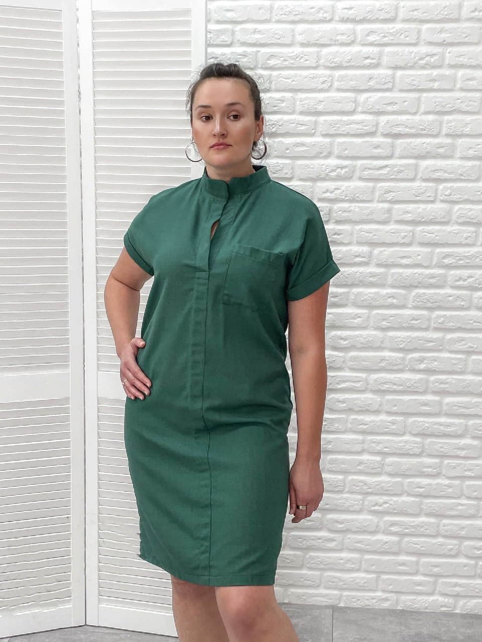 

Fashions • Льняное короткое платье Николь Fashions - изумрудный (8190-фг, Fashions • Льняное короткое платье Николь Fashions 54-56 изумрудный (8190-фг)