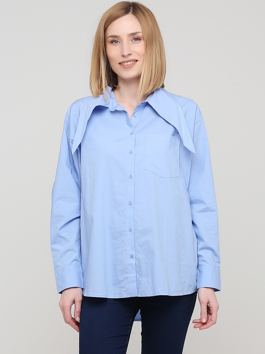 

Рубашка Lefties 5902346403s95  Голубая, Рубашка Lefties 5902346403s95 M Голубая