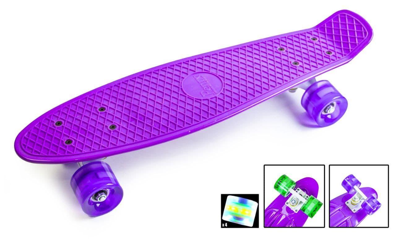 

Пенни Борд Penny Board Violet цвет Светящиеся колеса