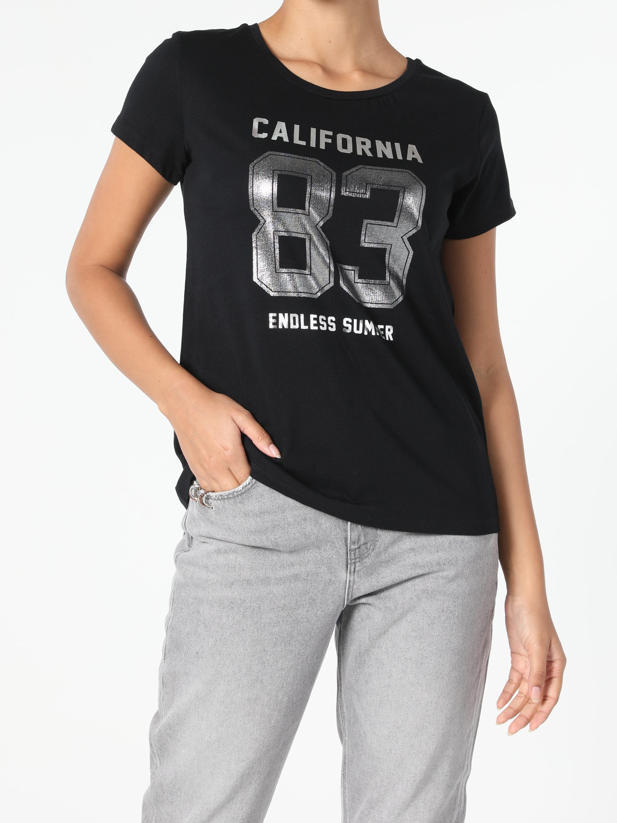 

Футболка Colin's CL1044799BLK  Black, Футболка Colin's CL1044799BLK XS Black