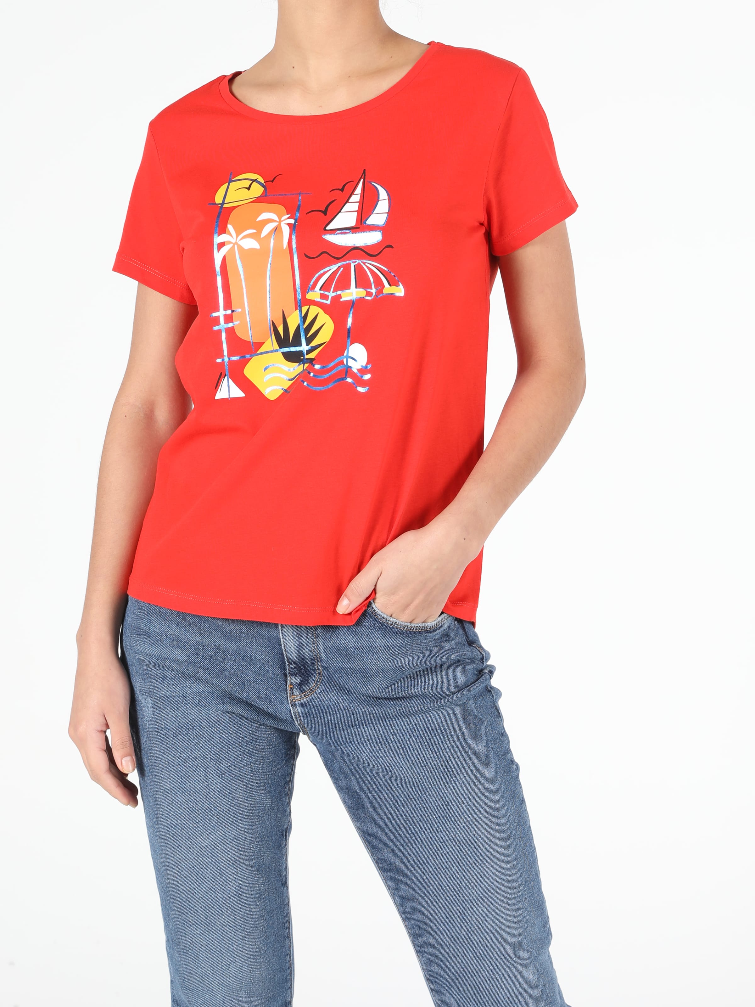 

Футболка Colin's CL1053531CRL  Coral, Футболка Colin's CL1053531CRL XS Coral