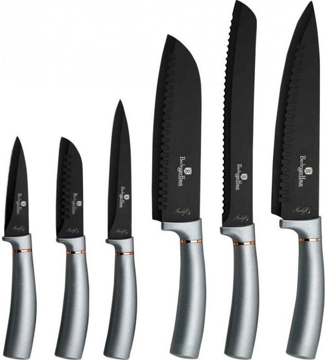 

Набор 6 ножей Berlinger Haus Moonlight Edition с антипригарным покрытием Berlinger Haus BH-2512