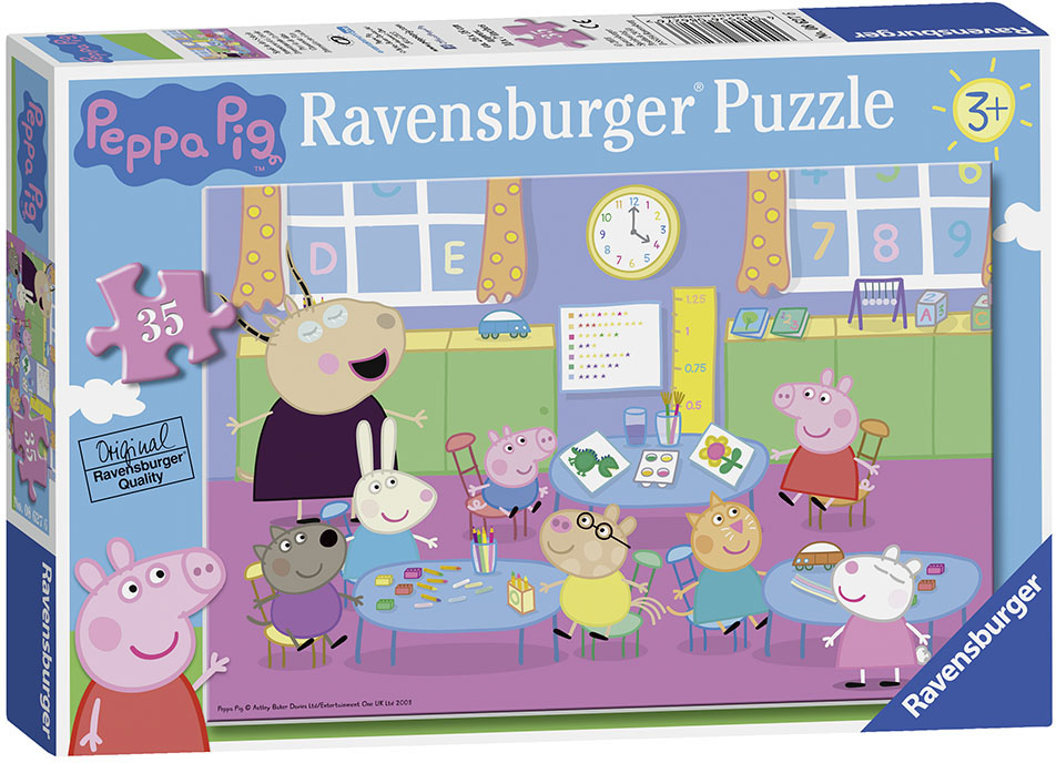 

Пазл Ravensburger Свинка Пеппа у Школы 35 элементов (4005556086276)