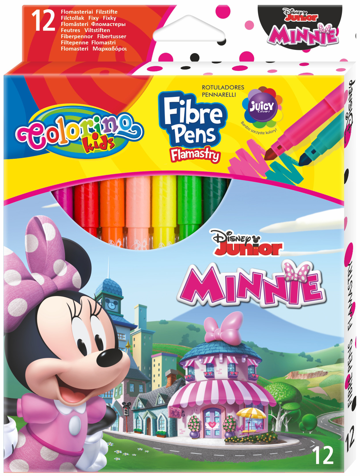 

Фломастеры Colorino Minnie 12 цветов 12 шт (90706PTR)