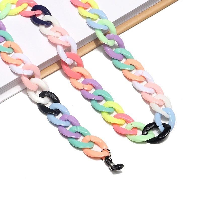 

Цепочка для очков акриловая разноцветная