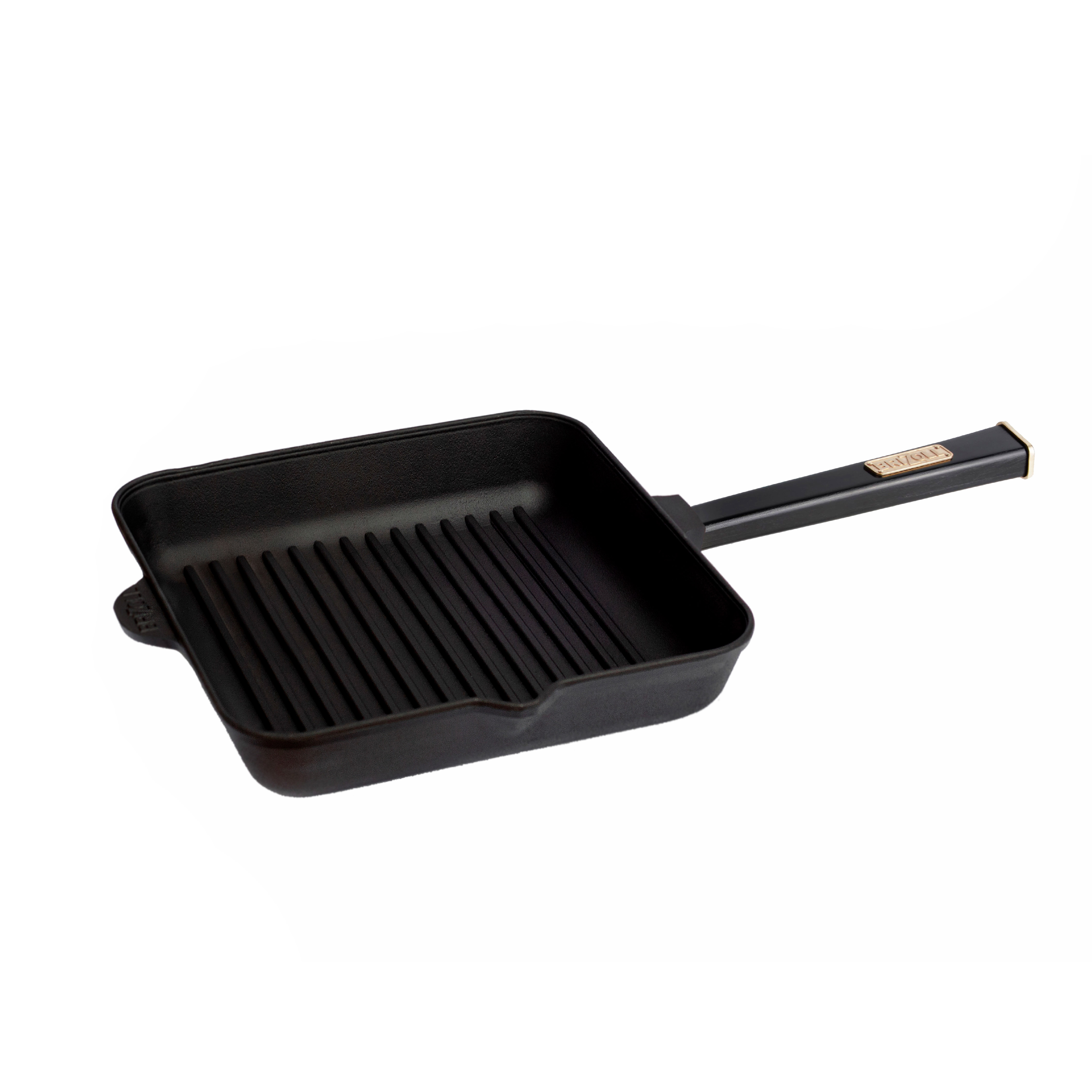 

Чугунная сковорода гриль Optima-Black, 260х260х50 мм Brizoll O262650G-P1