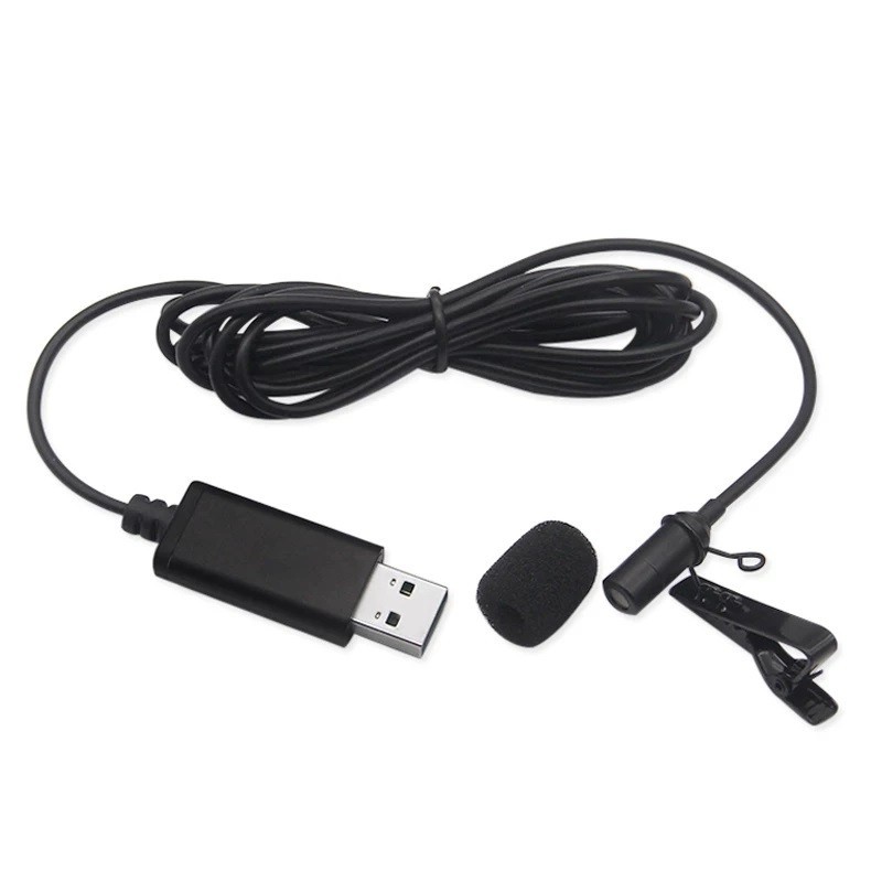 

Микрофон петличный Alitek USB интерфейс plug and play 2 метра
