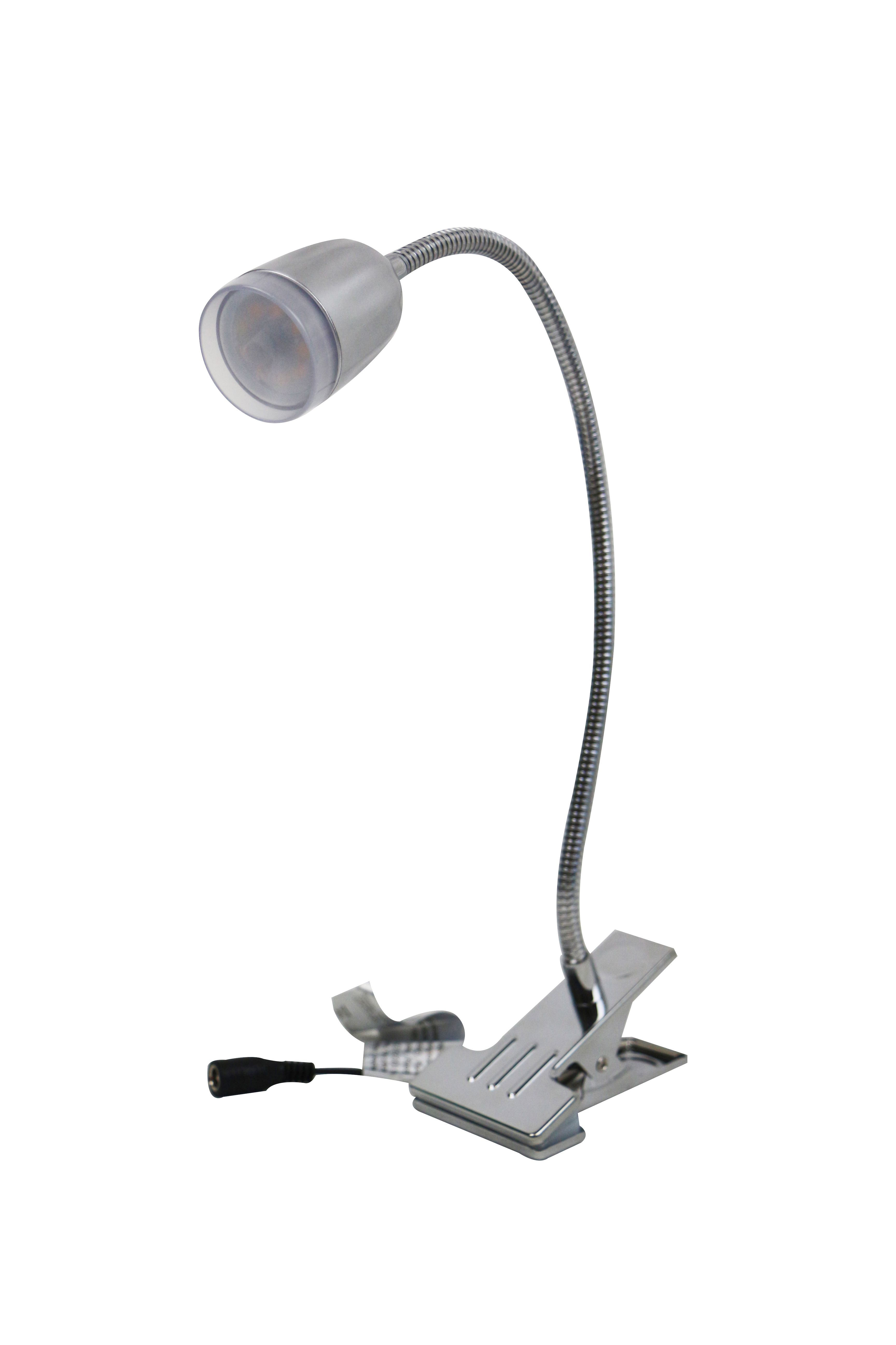 

Настольная LED лампа на прищепке Livarno Lux металлик-белый LI-470092